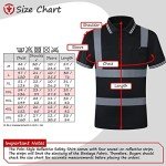 High Visibility Reflective Safety Polo Shirt for Work