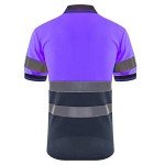 Hi-Vis Reflective Polo Shirt for Outdoor Safety