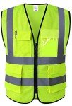 Reflective Safety Vest for Men & Women - Yellow