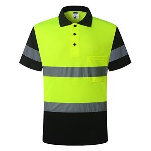 Hi-Vis Reflective Safety Polo Shirt for All