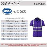High Visibility Reflective Safety Polo Shirt - Purple