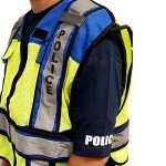 Ultrabright Reflective Safety Police Vest, 3XL