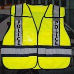 High Visibility Lime Green Police Safety Vest
