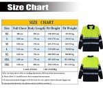 Hi-Vis Long Sleeve Reflective Safety Polo Shirt