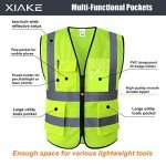Reflective Safety Vest for Men & Women - Yellow