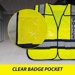 High Visibility Lime Green Police Safety Vest