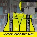 High Visibility Lime Green Police Safety Vest