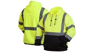 Hi-Vis Lime Safety Pullover Sweatshirt - 2X Large