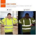 Hi-Vis Reflective Safety Hoodie for Men - XL