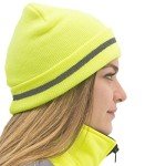 High Visibility Reflective Safety Beanie Cap