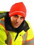 Orange Hi-Visibility Knitted Cap – One Size