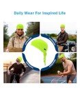 Neon Yellow Safety Dew Rags - 4 Pack