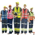 High-Visibility Safety Vest for Outdoor Activities