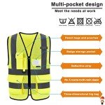 High-Visibility Safety Vest for Outdoor Activities