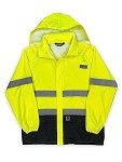 Buffalo Outdoors® Hi Vis Hooded Rain Jacket