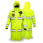 High Visibility Rain Gear Jacket - Yellow XL