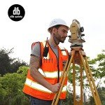 High Visibility Reflective Safety Vest with Pockets