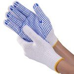 Stretchy Cotton Safety Work Gloves - 12 Pairs