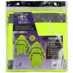High-Visibility Yellow/Green Rain Poncho - One Size