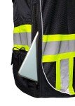 Premium Black Safety Vest with Reflective Stripes