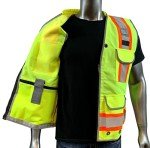 Vero1992 Hi-Vis Reflective Class 2 Safety Vest