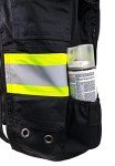 Premium Black Safety Vest with Reflective Stripes
