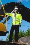 Hi-Vis Waterproof Winter Jacket - X Large