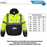 Hi-Vis Waterproof Reflective Jacket for Men, XL