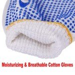 Stretchy Cotton Safety Work Gloves - 12 Pairs