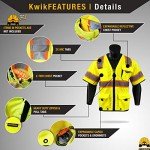 High Visibility Executive Safety Vest with 10 Pockets