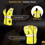 High Visibility Executive Safety Vest with 10 Pockets