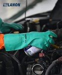 Heavy-Duty Nitrile Chemical Resistant Gloves - 3 Pairs