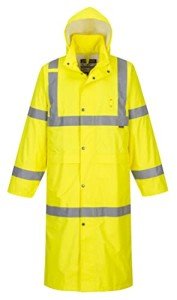 Portwest 4X-Large Yellow Men's Raincoat