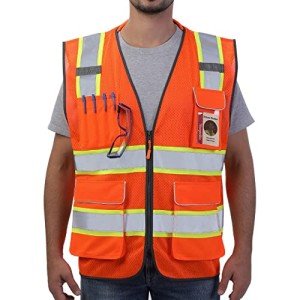 High Visibility Neopelta Safety Vest with Pockets