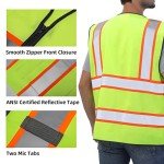 High Visibility Reflective Vest with Pockets