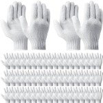 Cotton Glove Liners - 100 Pairs for Outdoor Safety