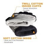 TOPDC 14-Inch 1500°F Leather Welding Gloves