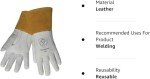 Tillman Goatskin TIG Welding Gloves, Small
