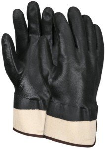 Men's PVC Double-Dipped Work Gloves, Large