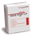 Large Nitrile Finger Cots - 144 Pack