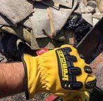 Ironclad Men's Leather Impact Work Gloves - Large