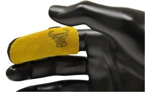 Cowhide Leather Guard Finger Protection - Medium