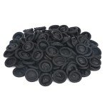 Black Disposable Latex Finger Cots - 205 Pieces