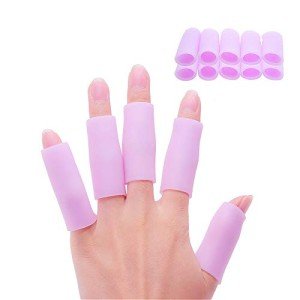 10 Pack Silicone Finger Sleeve Protectors for Pain Relief