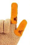 Cowhide Leather Guard Finger Protection - Medium