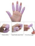 10 Pack Silicone Finger Sleeve Protectors for Pain Relief