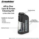 Navy Croakies Glasses Strap & Cleaner Kit