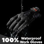 Winter Waterproof Thermal Work Gloves for Outdoor Safety