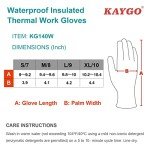 Winter Waterproof Thermal Work Gloves for Outdoor Safety