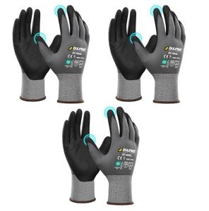 MicroFoam Nitrile Coated Work Gloves - 3 Pairs